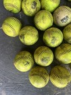 Worth Hot Dot Usa Softball  52 300 Practice Balls Used For Bp - Lot Of 24
