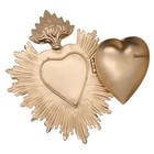 Milagro Heart Wall Ornament Ex Voto   Beautiful Sacred Heart Home D  cor   G