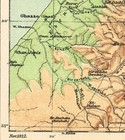 Palestine  Gaza 1912   March  Dated  Israel  Beirut Original Map Judea                 