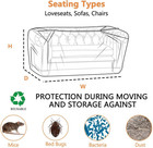 Furniture Cover Plastic Couch Cover Heavy Duty Water Resistant Thick Clear   Sof