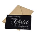 Our Father Prayer Metal Wallet Card With Sleeve     Laser Engraved Christian Gift
