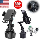 360   Universal Adjustable Phone Mount Car Cup Holder Stand Cradle For Cell Phone