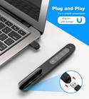 Dinostrike Wireless Presenter Remote With Air Mouse Control  Rechargeable Usb