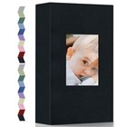 Linen Cover Photo Album For 300 Photos - 4x6 Slip-in Picture Book For Weddings 