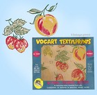 1950s Vogart 57   Uncut Fruit No Sew Color Embroidery Transfer Original