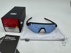 100  Slendale Youth Sport Performance Sunglasses Black Hiper Blue Mirror Lens