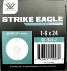 New Vortex Strike Eagle 1-6x24 30mm Tube Ar-bdc3 Reticle Riflescope Se-1624-2