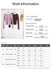Women Tops Long Sleeve Crew Neck T Shirts Summer Slim Fitted Top Blouse