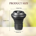 24pcs Wine Stopper Resealable Pump Vacuum Silicone Saver Practical For Kitchen S
