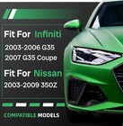 4pcs Front Outer Inner Tie Rod End Link Compatible With Fro Infiniti 2003 2004