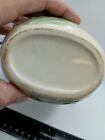 Vintage Trenton Art Pottery Creamy White Fern Leaf Art Deco Vase 8  405b Green