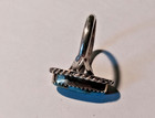 Vintage Navajo Royston Turquoise Sterling Silver Ring Size 6 75-7