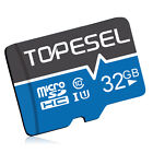 Topesel Ultra Micro Sd Card Sdhc 32gb Class 10 Tf Card Memory Flash Card Blue