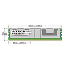 A-tech 1 5tb 24x 64gb 8rx4 Pc3l-10600 Ddr3 1333 Mhz Ecc Lrdimm Server Memory Ram