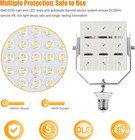 150w Led Retrofit Kit Light 5000k Shoebox Dlc Etl Industrial Grade Retrofit Kits