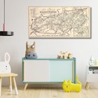 Great Smoky Mountains National Park 1940  Vintage Mountain Map Restoration Decor