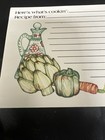 Here   s What   s Cookin    Cooking 40 Vintage Recipe Cards 3x5 Artichoke Fish 1979