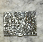 Vintage Dutch 925 Sterling Silver Repousse Decorative Box 83g Holland