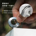 Edc Titanium Alloy Ring Disc Ruler Measurement Drawing Ruler Portable Ring Ruler