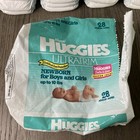 Vintage Kleenex Huggies Ultratrim Diaper Nb Newborn Open Box  21  Diapers 1992