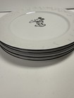 Disney Gourmet Mickey Mouse Dinner Plate 11  Black Embossed Used Good Condition