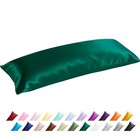 Super Soft Silky Satin Body Pillowcase  All Colors  20x54 Inch Long Pillow Cover
