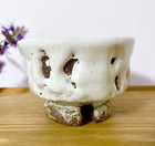 Japanese Chawan Tea Cup Bowl Hagi Ware Snow White Glaze 13 5 Cm Diameter B