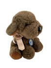 Vintage Dakin 10    Plush Dog Plastic Tag Collar Stuffed Animal  1986 Realistic A