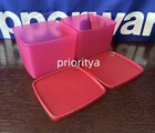 Tupperware Freezer It Square Rounds 800ml Container Set Of 2 Vineyard New