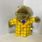 Wind In The Willows Frog Hand Puppet Plush 8  Tall