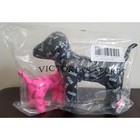 Vintage - New In Original Package - 2 Victoria s Secret Pink Dogs - 1 Lg 1 Sm