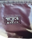 Tumi For Delta Airlines Amenity Kit Bag Purple Nylon Pouch
