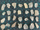 Genuine Surf Tumbled Natural Sea Glass Lot Of 50 Pieces 1 2 - 1  Ct Beaches