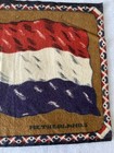 Vintage Netherlands Tobacco Cigar Box Felt Flannel Flag 10 5 8  By 8 1 2  