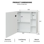 Medicine Cabinets With Light Led Lighted Bathroom Mirror Cabinet With Storage Us