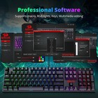 Redragon K552 Mechanical Gaming Keyboard Rgb Led Rainbow Backlit Wired Keyboard
