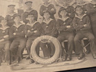 Wwi Ww1 German Navy Postcard Sms Lothringen Crew Photo Imperial Navy Battleship
