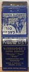 Verbrugge s Super Service Station Grand Rapids Mi Michigan Matchbook Cover