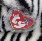 Ty Beanie Buddy Blizzard White Black Tiger Mwmt Soft Plush Toy 12 