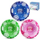 Piosleai 39   Snow Tube Sled  3pack For The Whole Family -  Blue green pink