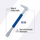 10 Inch Cats Paw Nail Puller Tool  Small Pry Bar With Forged Steel Construction
