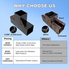 4x4 Inch Pergola Bracket Kit Inner 3 7x3 7 3-way Woodworks Diy Post 2 Pcs