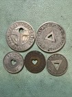 Lot Of 5  Sacramento  Ca  California Transit Token Good For One Fare