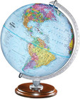 Replogle Student - Educational Classic World Globe  Blue Ocean  Raised Relief Fe