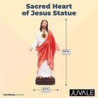 Religious Statue  Sacred Heart Of Jesus Figurine  Christian Decor  12 Inches 