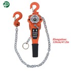 3 4 Ton Manual Lever Chain Hoist 5ft 1 5m G80 Chain 1650lbs Capacity