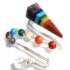 7 Chakra Point Dowsing Pendulum Crystal Healing Divination Reiki Therapy 