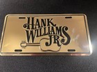 Vintage Hank Williams Jr Country Music Concert Tour Metal License Plate Tag