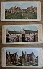 Antique Polychrome World Series Stereoview Cards Scotland Set Of Three