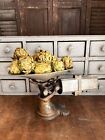 Antique Pelouze Manfg  Co  Chicago Brass Candy Scale Mercantile Primitive